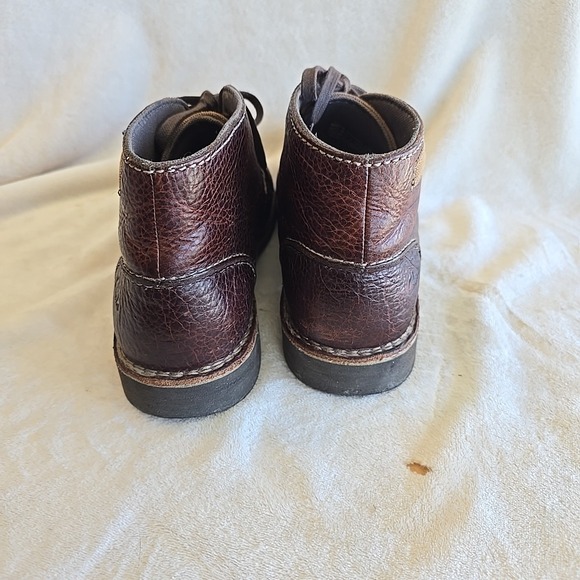 Clarks Men\'s Brown Leather Chukka‎ Boots Pebbled Leather Design Size 11M main image 9